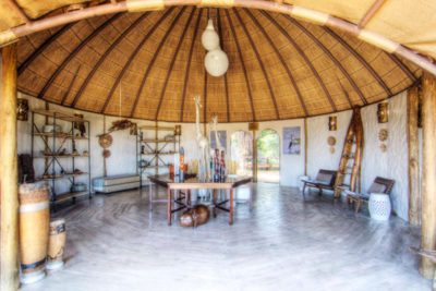 Atrium à Okuti, réserve de Moremi, Botswana