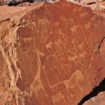 Circuit guidé en Namibie gravure twyfelfontein